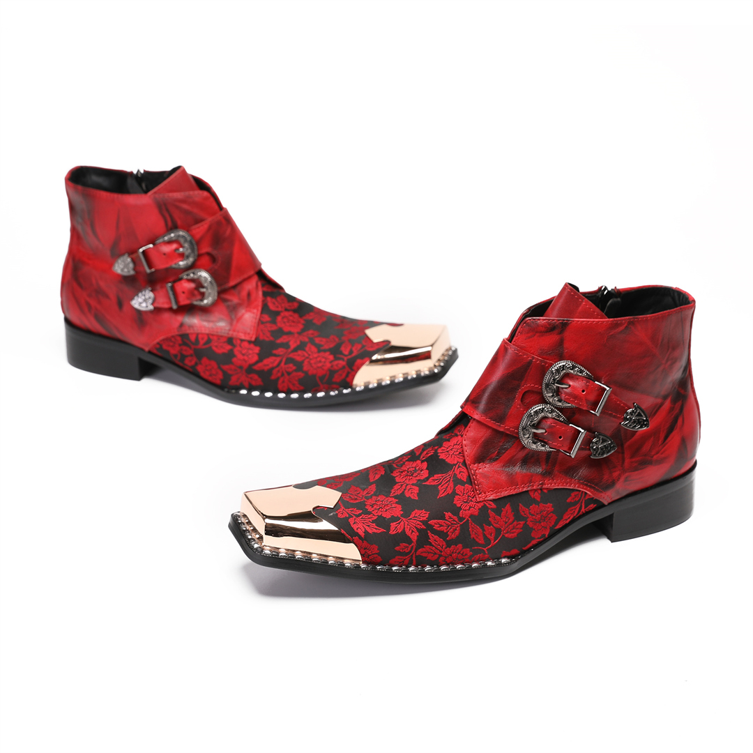 Mens Formal - Botas Sepatu Bot Pergelangan Kaki Formal