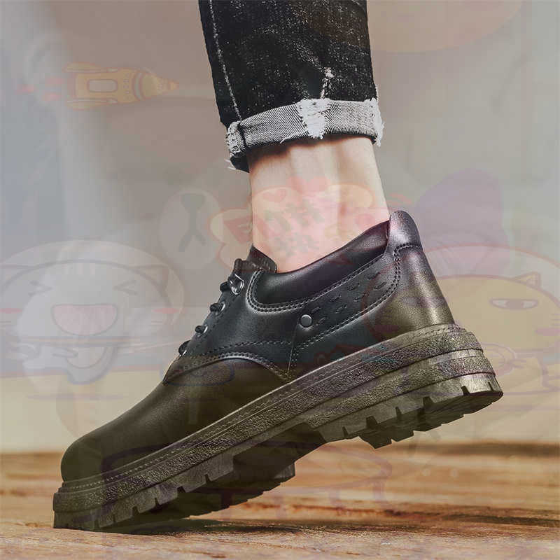 Men'S Gents Formal Wear - Sepatu Pria Tenis Pelatih Fashion Kulit