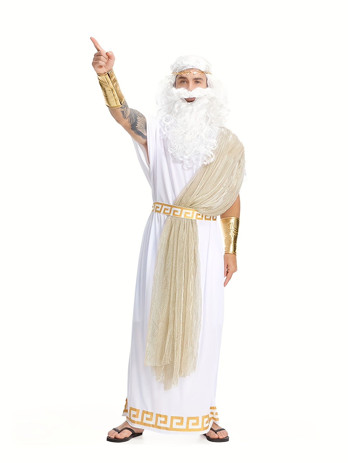 Mens Formal - Kostum Dewa Yunani Zeus Pria Pakaian