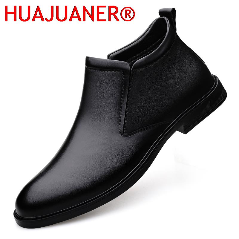 Mens Formal - Sepatu Bot Chelsea Sepatu Bot Kulit