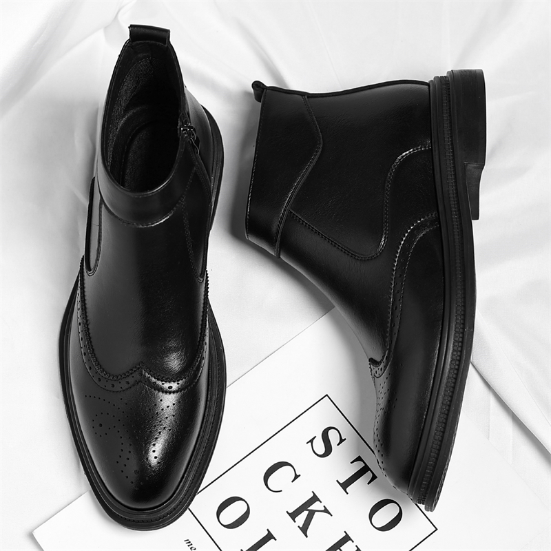 Sepatu Bot Tinggi Bisnis Pria  - Mens Formal ulasan dan harga