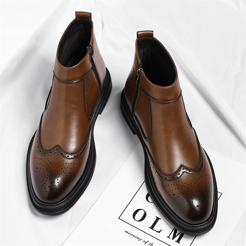 Sepatu Bot Tinggi Bisnis Pria  - Mens Formal ulasan dan harga