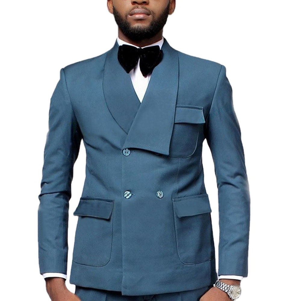 Celana Blazer Biru Danau Kanci - Latest Men Formal Wear ulasan dan harga