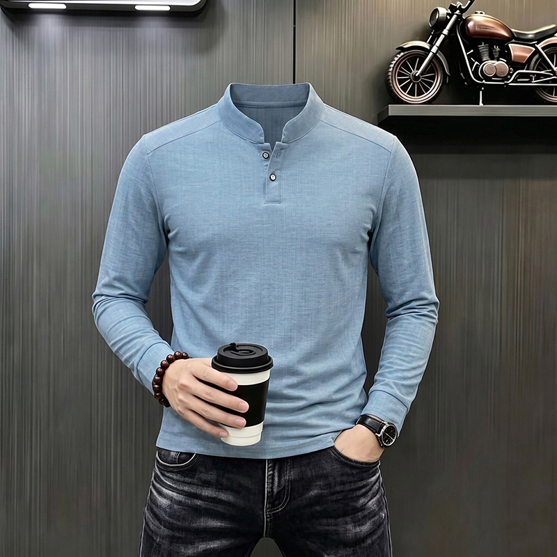 Kaos Polo Lengan Panjang Kasua - Mens Formal ulasan dan harga