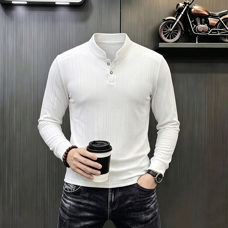 Kaos Polo Lengan Panjang Kasua - Mens Formal ulasan dan harga