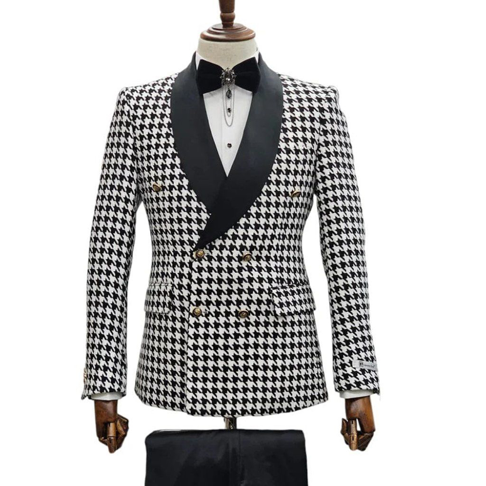 Setelan Pria Vintage Chic 2 Po - Men Formal Wear Wedding Guest ulasan dan harga