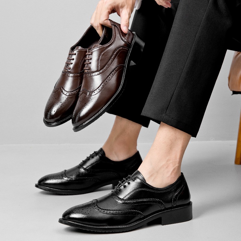 Sepatu Kulit Formal Gaya Klasi - Men Formal Wear Summer ulasan dan harga