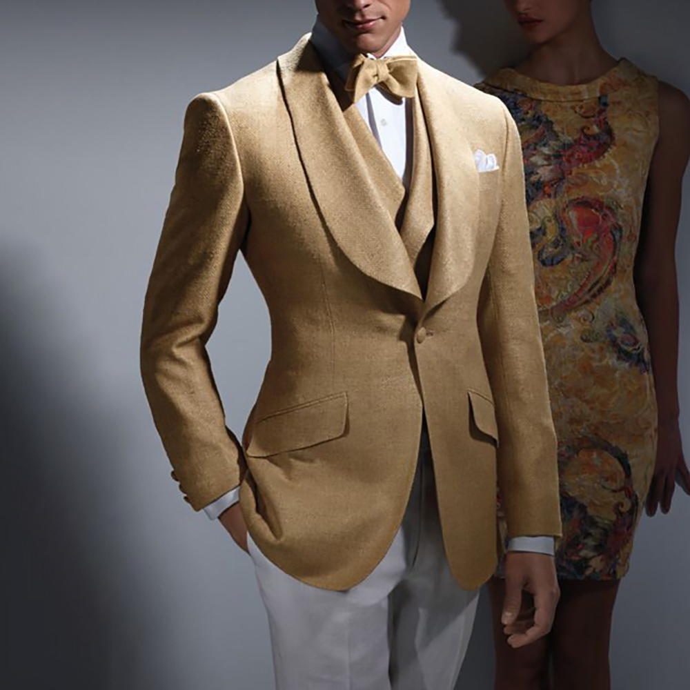 Setelan Jas Pria Slim Fit 3 Po - Men Formal Wear Wedding Guest ulasan dan harga