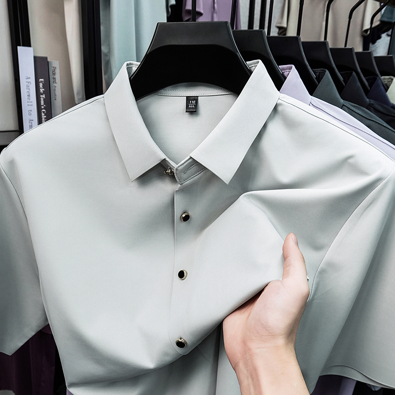 Kemeja Pria Kasual Musim Panas - Men Formal Wear Summer ulasan dan harga