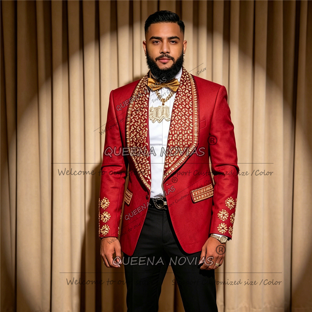 Jas Tuxedo Pernikahan Eksklusi - Formal Wear Jersey For Men ulasan dan harga